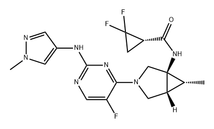 JAK1/TYK2-IN-1 结构式