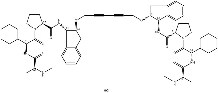 AZD 5582 DIHYDROCHLORIDE 结构式