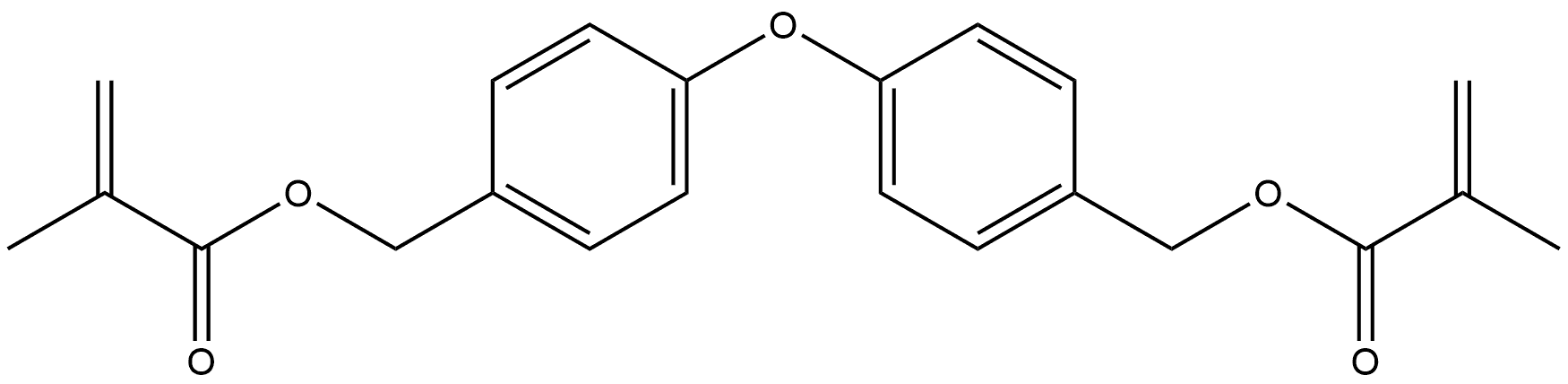 2-Propenoic acid, 2-methyl-, oxybis(4,1-phenylenemethylene) ester (9CI) 结构式