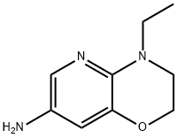 4-乙基-3,4-二氢-2H-吡啶并[3,2-B][1,4]噁嗪-7-胺 结构式