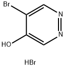5-溴哒嗪-4-醇(氢溴酸盐) 结构式