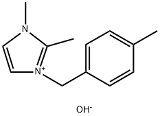1,2-二甲基-3-[(4-甲基苯基)甲基]氢氧化物溶液 结构式