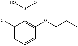 (2-chloro-6-propoxyphenyl)boronic acid 结构式