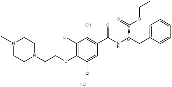 化合物JTE-607 HCL 结构式