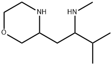 3-Morpholineethanamine, N-methyl-α-(1-methylethyl)- 结构式