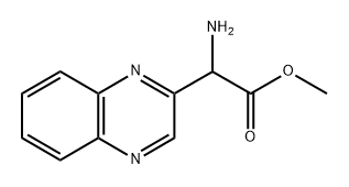 methyl 2-amino-2-(quinoxalin-2-yl)acetate 结构式