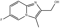 {6-fluoro-3-methylimidazo[1,2-a]pyridin-2-yl}methanol 结构式