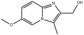 {6-methoxy-3-methylimidazo[1,2-a]pyridin-2-yl}methanol 结构式