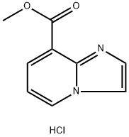 Imidazo[1,2-a]pyridine-8-carboxylic acid methyl ester hydrochloride 结构式