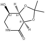 5-amino-5-deoxy-2,3-O-isopropylidene-D-ribono-1,5-lactam 结构式