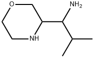 3-Morpholinemethanamine, α-(1-methylethyl)- 结构式