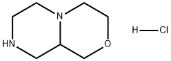 Pyrazino[2,1-c][1,4]oxazine, octahydro-, hydrochloride (1:1) 结构式