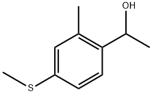 1-(2-methyl-4-(methylthio)phenyl)ethanol 结构式