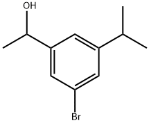 1-(3-bromo-5-isopropylphenyl)ethanol 结构式