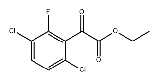 ethyl 2-(3,6-dichloro-2-fluorophenyl)-2-oxoacetate 结构式