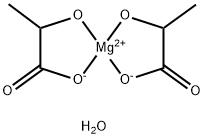 Magnesium 2-hydroxypropanoate trihydrate 结构式