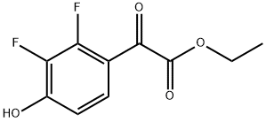 ethyl 2-(2,3-difluoro-4-hydroxyphenyl)-2-oxoacetate 结构式