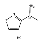 (R)-1-(异噁唑-3-基)乙烷-1-胺盐酸盐 结构式