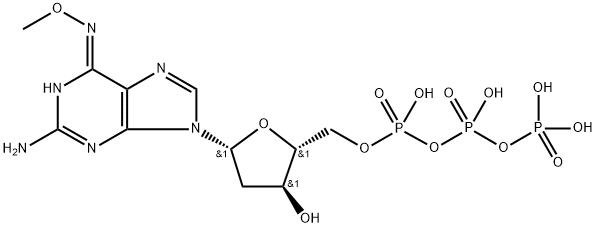 Guanosine 5'-(tetrahydrogen triphosphate), 2'-deoxy-, O-methyloxime