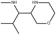 3-Morpholinemethanamine, N-methyl-α-(1-methylethyl)- 结构式