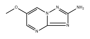 6-methoxy-[1,2,4]triazolo[1,5-a]pyrimidin-2-amine 结构式