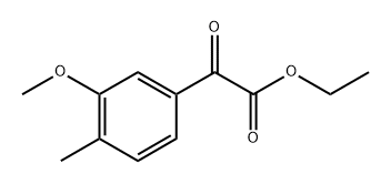 ethyl 2-(3-methoxy-4-methylphenyl)-2-oxoacetate 结构式