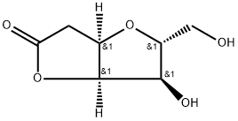 (3AR,5R,6R,6AR)-6-羟基-5-(羟甲基)四氢呋喃[3,2-B]呋喃-2(3H)-酮 结构式