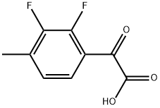 2-(2,3-difluoro-4-methylphenyl)-2-oxoacetic acid 结构式