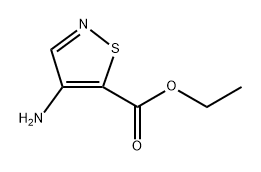 4-amino-5-Isothiazolecarboxylic acid ethyl ester 结构式