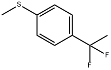 (4-(1,1-difluoroethyl)phenyl)(methyl)sulfane 结构式