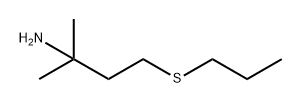 2-methyl-4-(propylthio)butan-2-amine 结构式