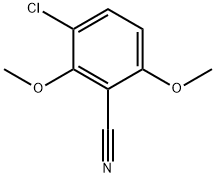 3-Chloro-2,6-dimethoxybenzonitrile 结构式