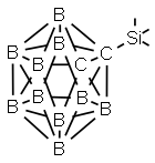 1-Trimethylsilyl-o -carborane 结构式