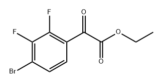 ethyl 2-(4-bromo-2,3-difluorophenyl)-2-oxoacetate 结构式