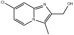 {7-chloro-3-methylimidazo[1,2-a]pyridin-2-yl}methanol 结构式