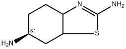 (6S)-3A,4,5,6,7,7A-六氢苯并[D]噻唑-2,6-二胺 结构式