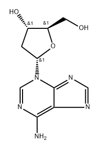 3-(2-Deoxy-α-D-erythro-pentofuranosyl)-3H-purin-6-amine 结构式