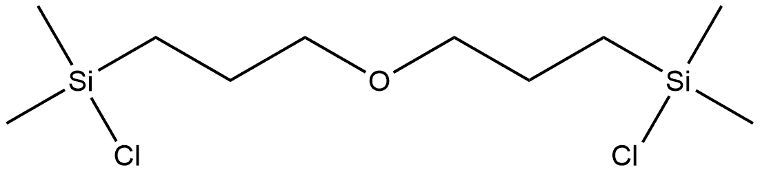 (Oxybis(propane-3,1-diyl))bis(chlorodimethylsilane) 结构式