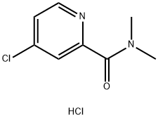4-chloro-n,n-dimethylpyridine-2-carboxamide hydrochloride 结构式
