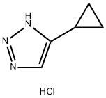 5-环丙基-1H-1,2,3-三唑盐酸盐 结构式