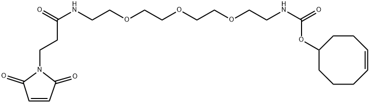 TCO4-PEG3-马来酰亚胺 结构式