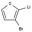Lithium, (3-bromo-2-thienyl)- 结构式