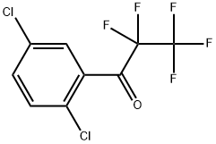 1-(2,5-Dichlorophenyl)-2,2,3,3,3-pentafluoro-1-propanone 结构式