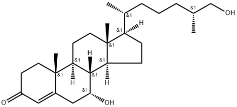 7Α,27-DIHYDROXY-4-CHOLESTEN-3-ONE;7Α;27-DIHYDROXY-4-CHOLESTEN-3-ONE 结构式