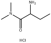 2-Amino-n,n-dimethylbutanamide hydrochloride 结构式