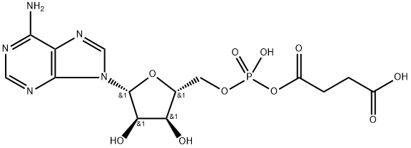 N6-(1,2-dicarboxyethyl)-AMP 结构式