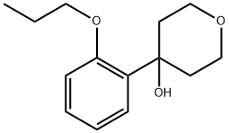 4-(2-propoxyphenyl)tetrahydro-2H-pyran-4-ol 结构式