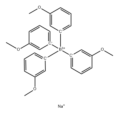 Borate(1-), tetrakis(3-Methoxyphenyl)-, sodiuM(9CI) 结构式