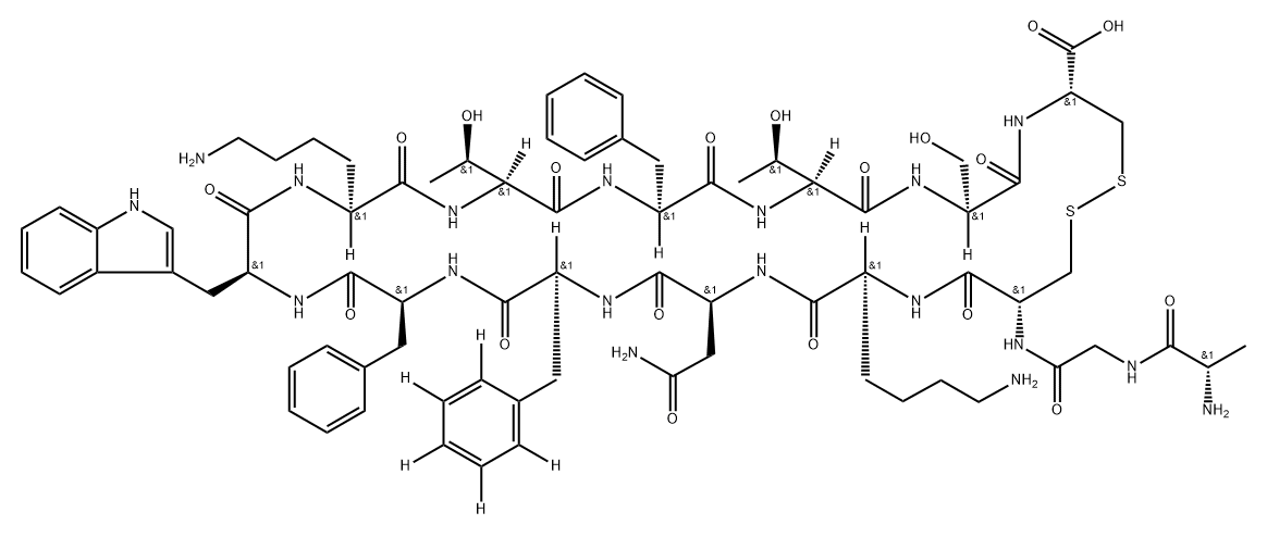 ([ring-D5]Phe6)-Somatostatin-14