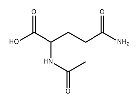 L-Glutamine,  N2-acetyl-,  radical  ion(1-)  (9CI) 结构式